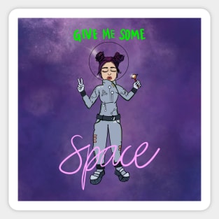 Give Me Space Sticker